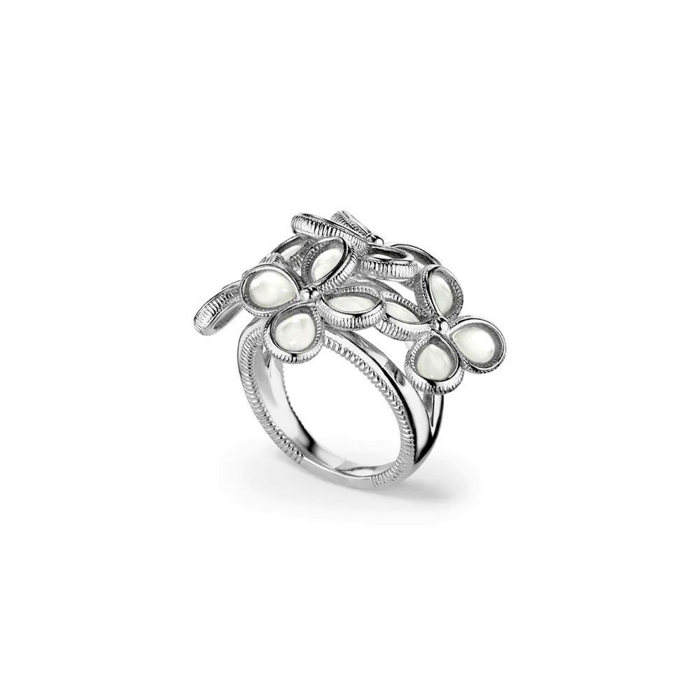 Judith Ripka - Jardin Bouquet Ring With Mother Of Pearl - Size 7
